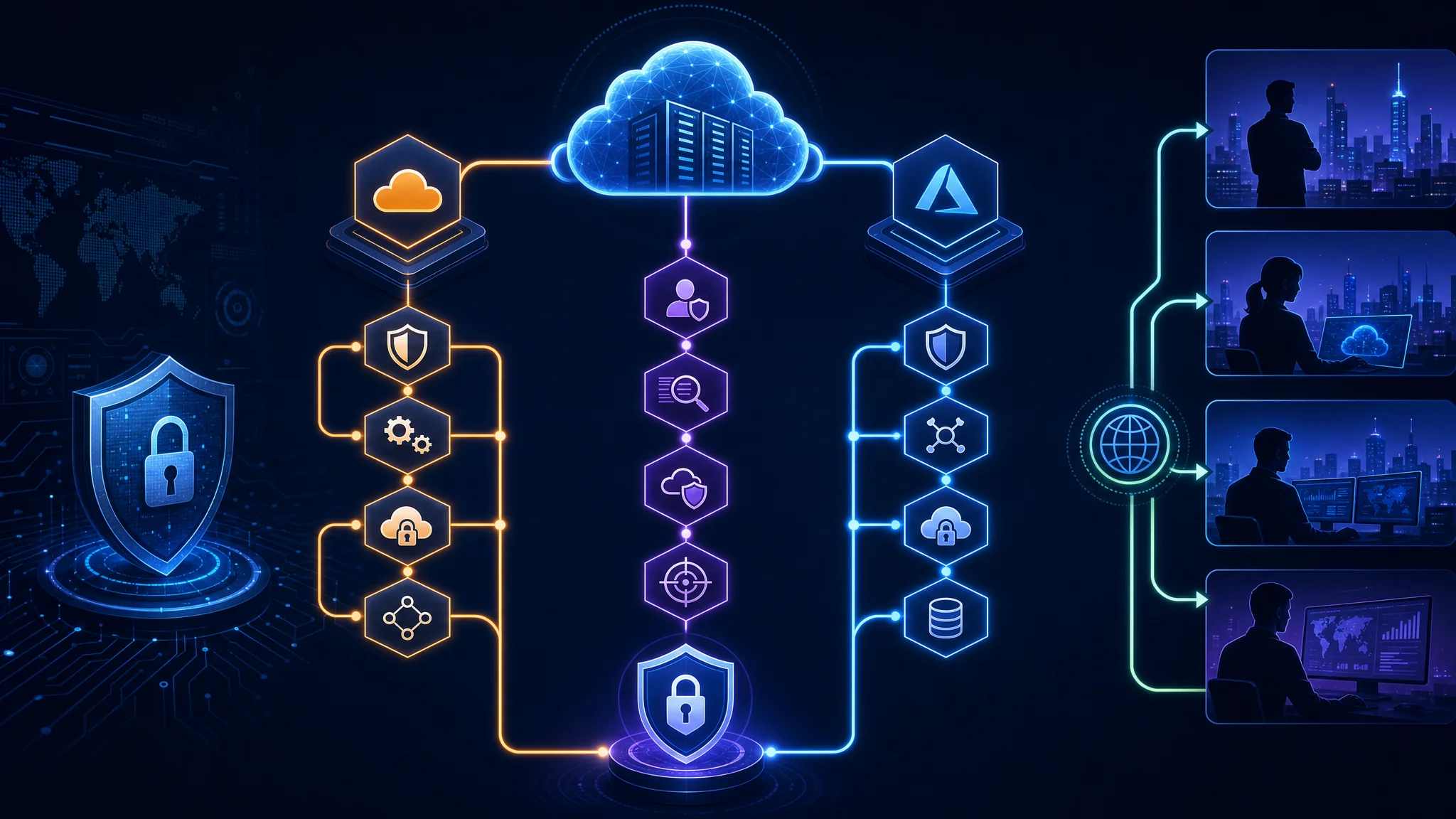 Strategic flowchart of recommended cybersecurity certification investment paths for beginners, IT professionals, and cloud security roles in 2026