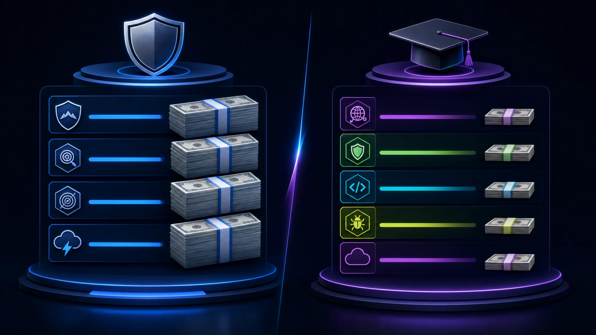 Cost breakdown of SANS GIAC certifications showing typical $7,500 course fees plus exam costs compared to lower-cost alternatives