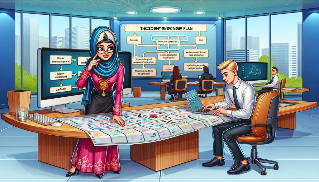 Illustration accompanying the section on documenting incident response processes