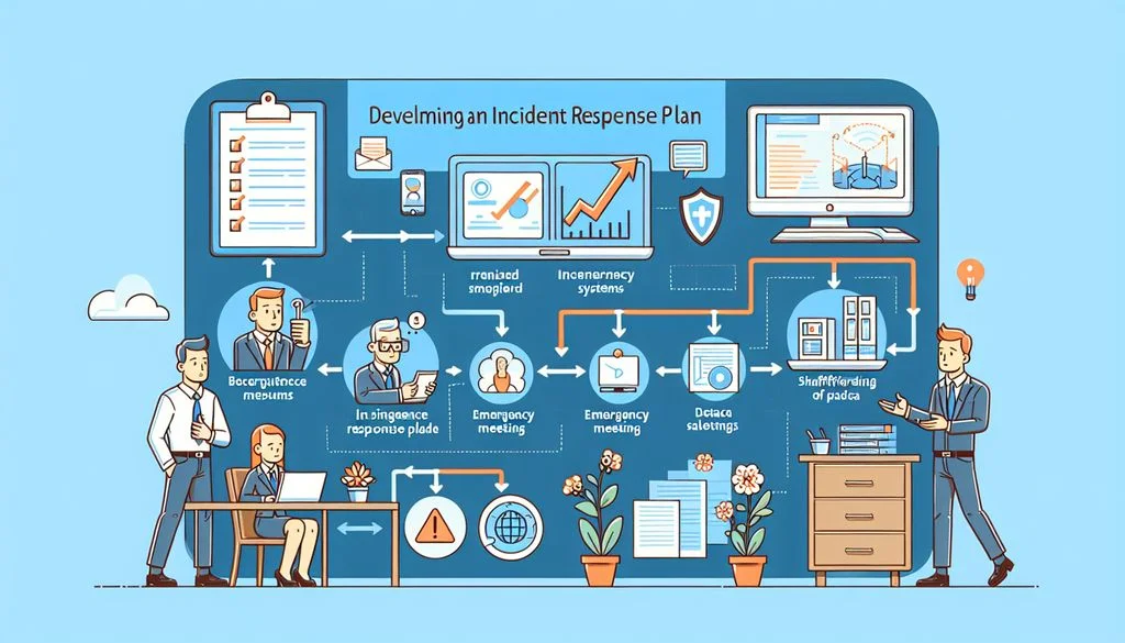 Illustration accompanying the section on incident response communication channels