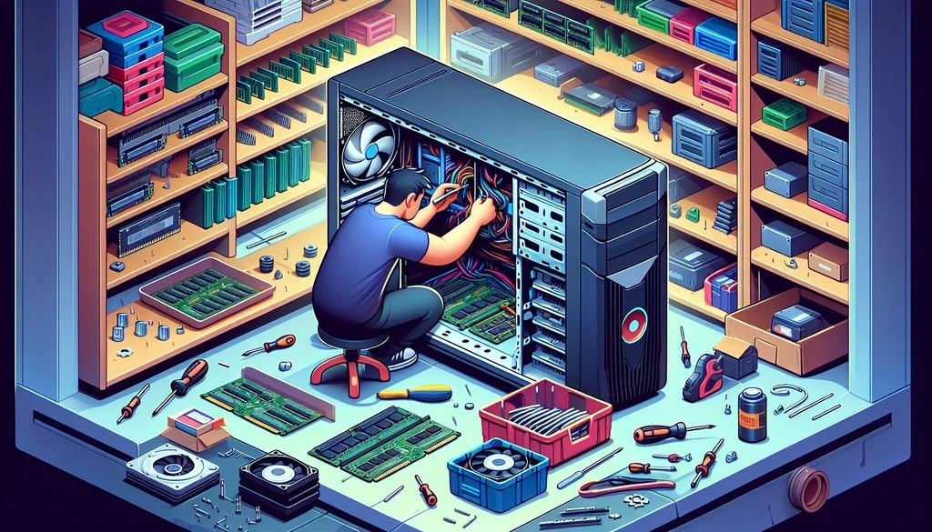 Illustration accompanying the section on measuring computer performance