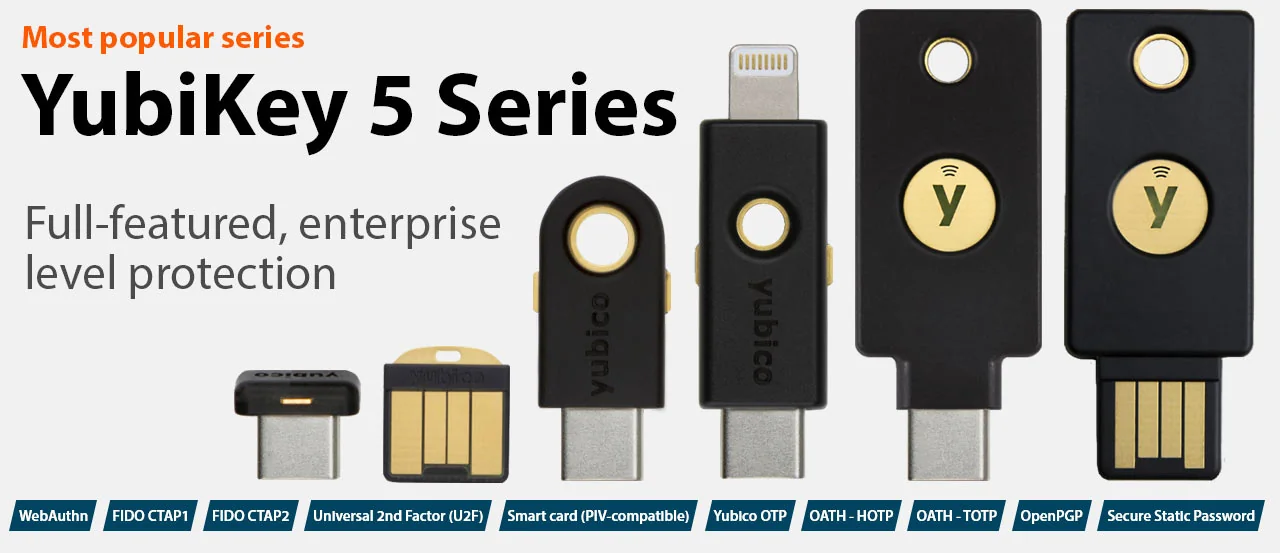 Yubico YubiKey 5 Series