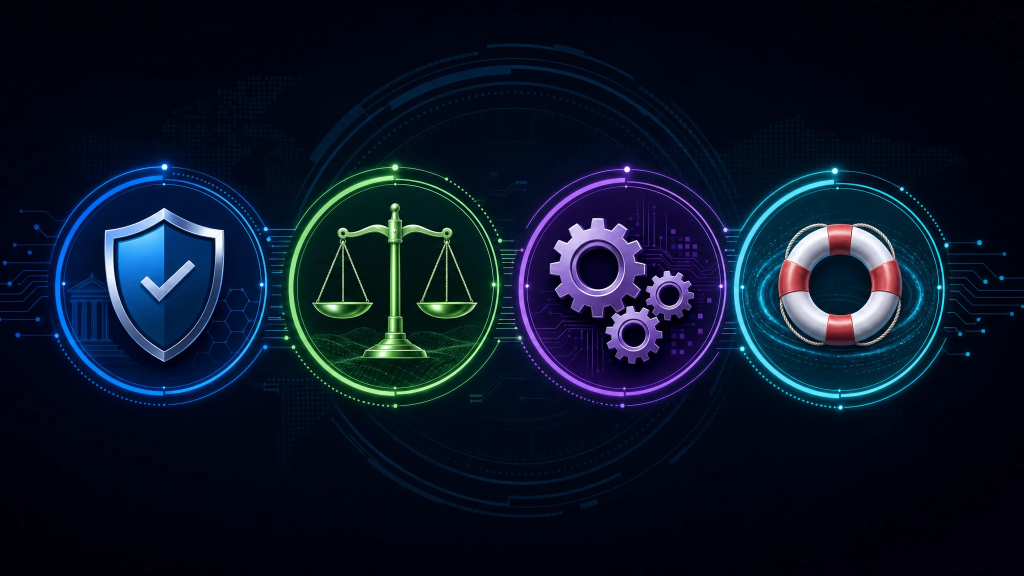 Overview of the four CISM certification domains covering information security governance, risk management, program development, and incident management