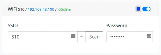 XBee ESP32 Wifi Configuration Page
