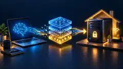 Learning path from a laptop model session to a monitored and access-controlled local AI server