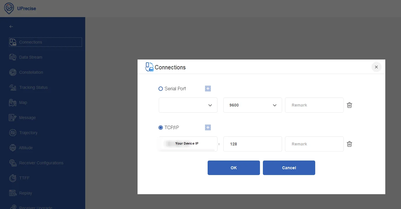 unicorecom uprecise tcp window