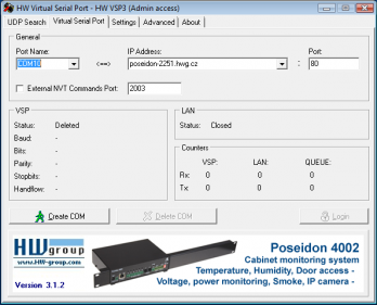 HW VSP3 - Virtual Serial Port